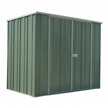 YardSaver Shed F64 - Double Door Flat Roof - 2.105m x 1.41m - Colour