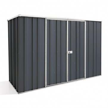 YardSaver Shed F83 - Double Door Flat Roof - 2.8m x 1.07m - Colour