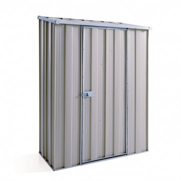 YardStore Shed S42 - Single Door Skillion Roof - 1.41m x 0.72m - Zinc
