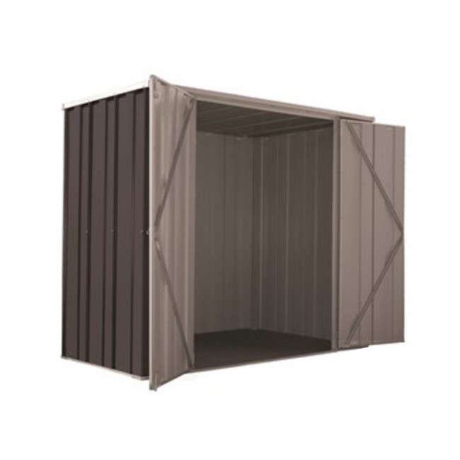 YardStore Shed F63 - Double Door Flat Roof - 2.105m x 1.07m - Colour