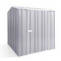 YardSaver Shed G56 - Single Door Gable Roof - 1.76m x 2.1m - Zinc