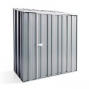 YardSaver Shed S53 - Single Door Skillion Roof - 1.76m x 1.07m - Zinc