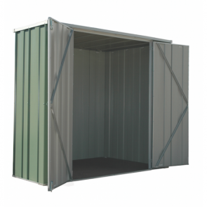 YardSaver Shed F62 - Double Door Flat Roof - 2.105m x 0.72m - Colour
